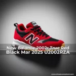 Artistic representation for New Balance 2002r True Red Black Mar 2025 U2002RZA
