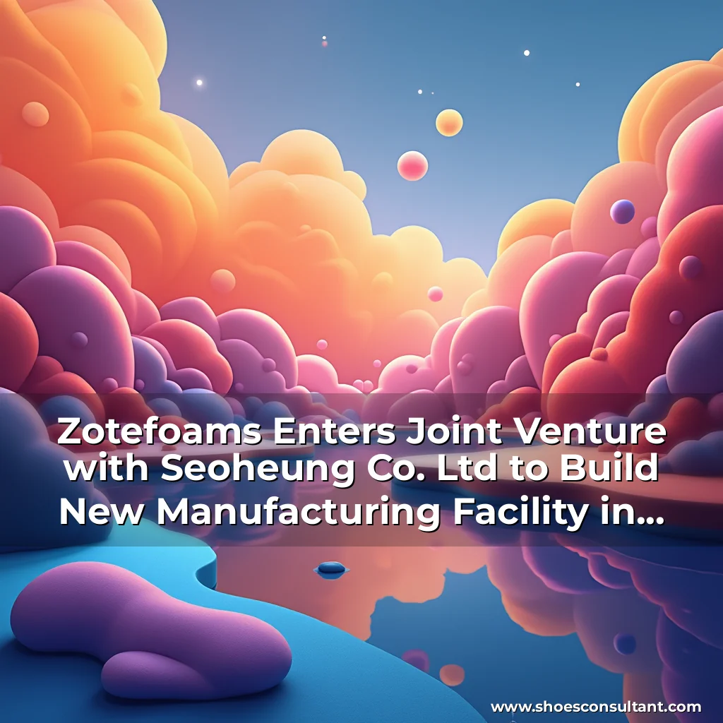 Artistic representation for Zotefoams Enters Joint Venture with Seoheung Co. Ltd to Build New Manufacturing Facility in Vietnam