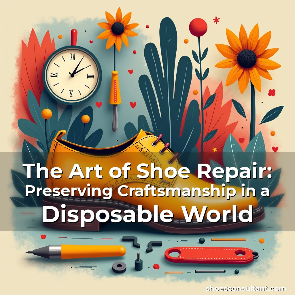 Artistic representation for The Art of Shoe Repair: Preserving Craftsmanship in a Disposable World