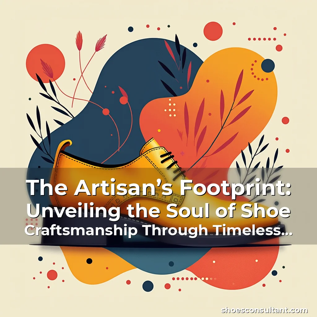 Artistic representation for The Artisan’s Footprint: Unveiling the Soul of Shoe Craftsmanship Through Timeless Techniques