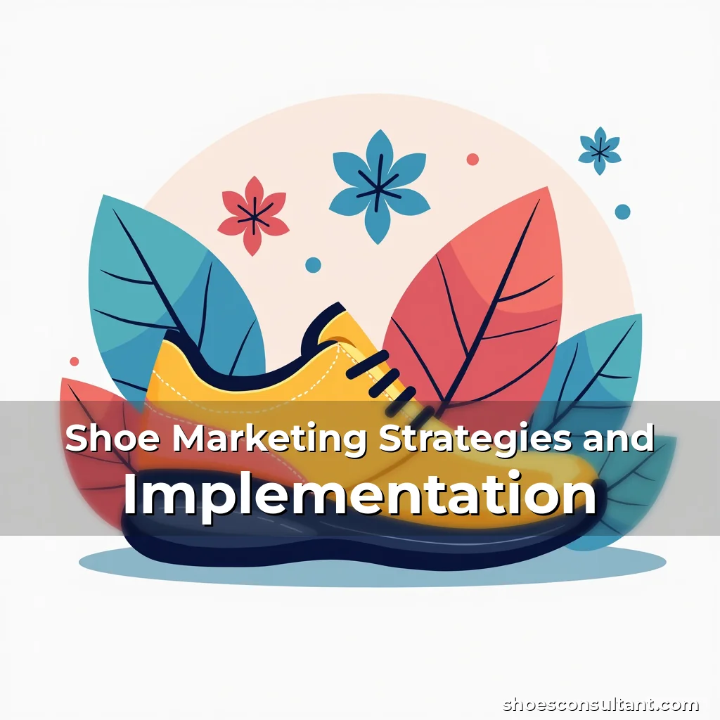 Artistic representation for Shoe Marketing Strategies and Implementation