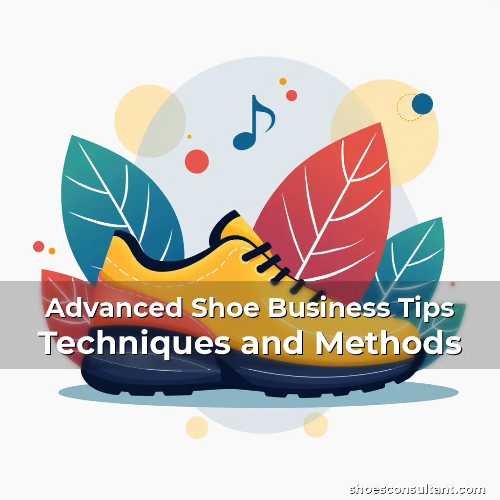 Artistic representation for Advanced Shoe Business Tips Techniques and Methods